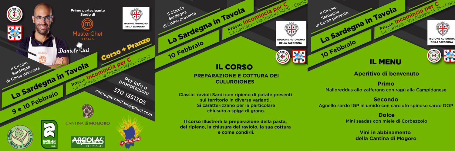 La Sardegna in Tavola, promozione enogastronomica